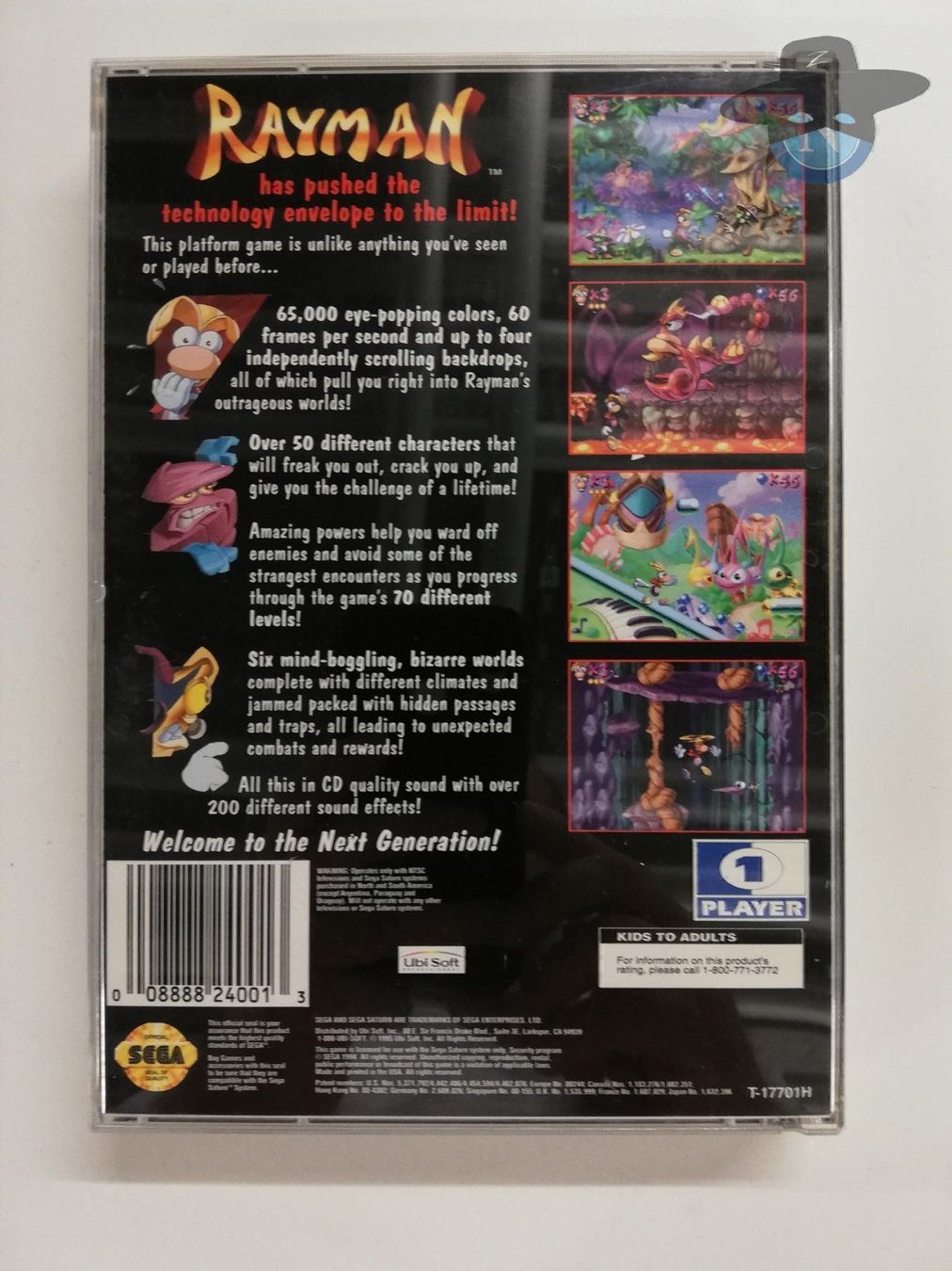 Sega Giochi: Rayman / Sega Saturn NTSC-U – Usato da St. Gallen venduto da zorro_dc 1