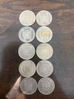 10x 5.- Silbermünz Schweizer Franken im Lot