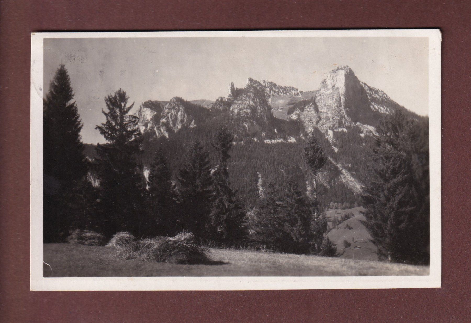 Cartoline postali: JAUNPASS - Mittagfluh - 1929 – Usato da Pully venduto da nicecards-shop