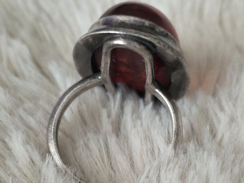 Ringe: Vintage Silberring Bernstein – Gebraucht aus Wittenbach von rose_rosi 2
