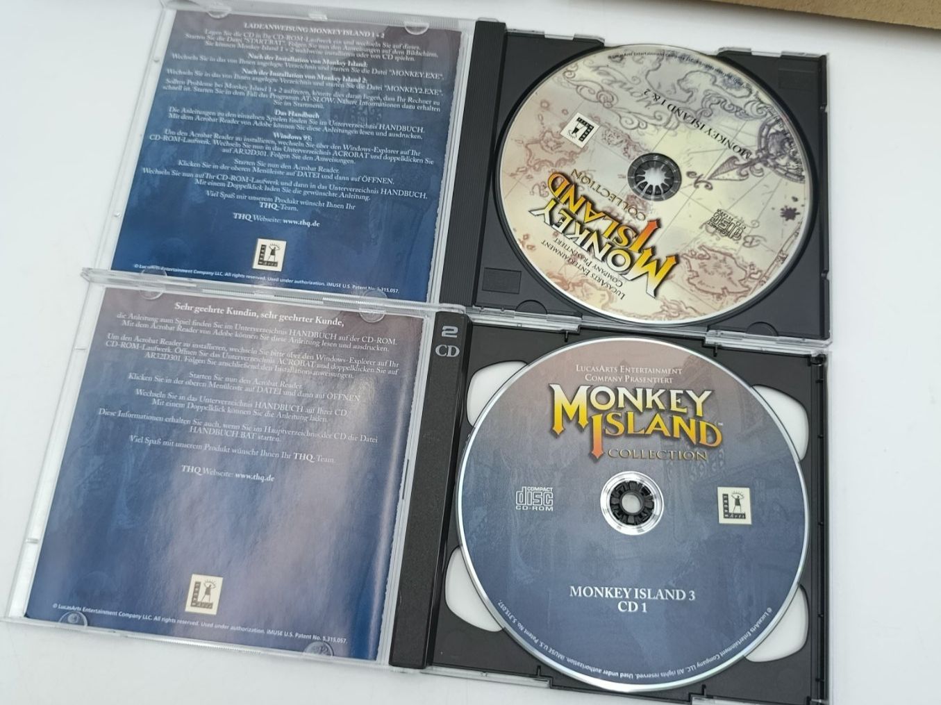 Giochi: Monkey Island Collection PC-CD-ROM, ohne die Scheiben – Usato da Wil SG venduto da Donaldus 2
