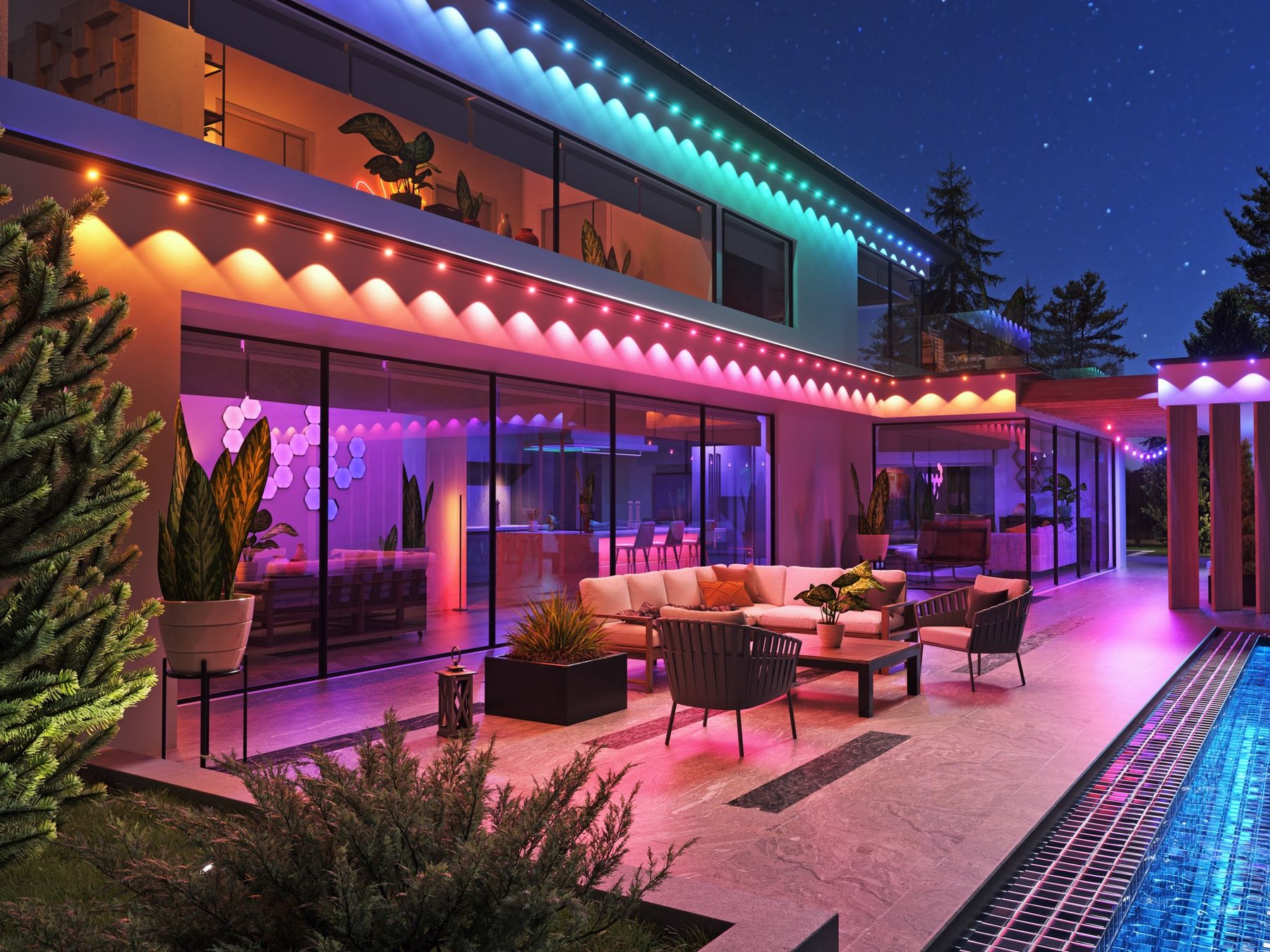 Ghirlande e barre luminose: Permanent Outdoor Lights Smarter Kit 15 Meter – Nuovo e nell'imballaggio originale da Dietlikon venduto da Salesmax 1
