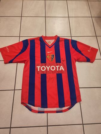 FCB Fcbasel Basel Trikot mit Unterschriften 