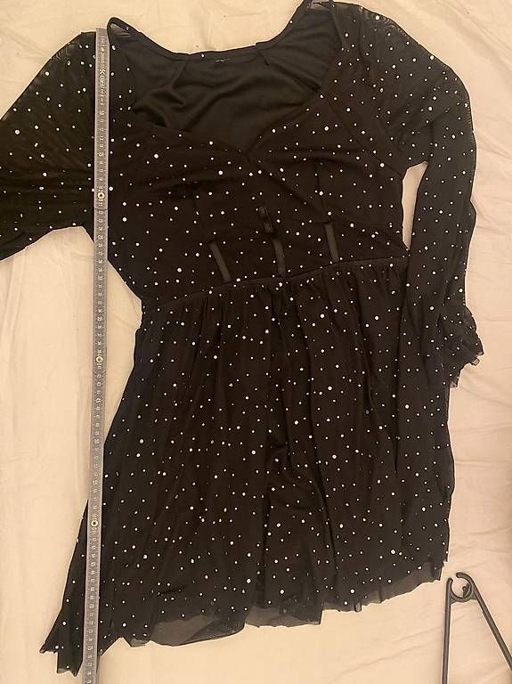 Vestiti: Schwarzes Kleid mit Glitzerpunkten - elegant & festlich – Usato da Luzern venduto da lauriie 2