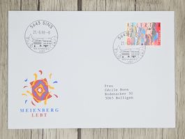 CL11 Enveloppe + Timbre Suisse 1998