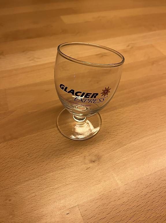 Gläser: Glacier Express schiefes Glas – Gebraucht aus Jona von Homermarket 1