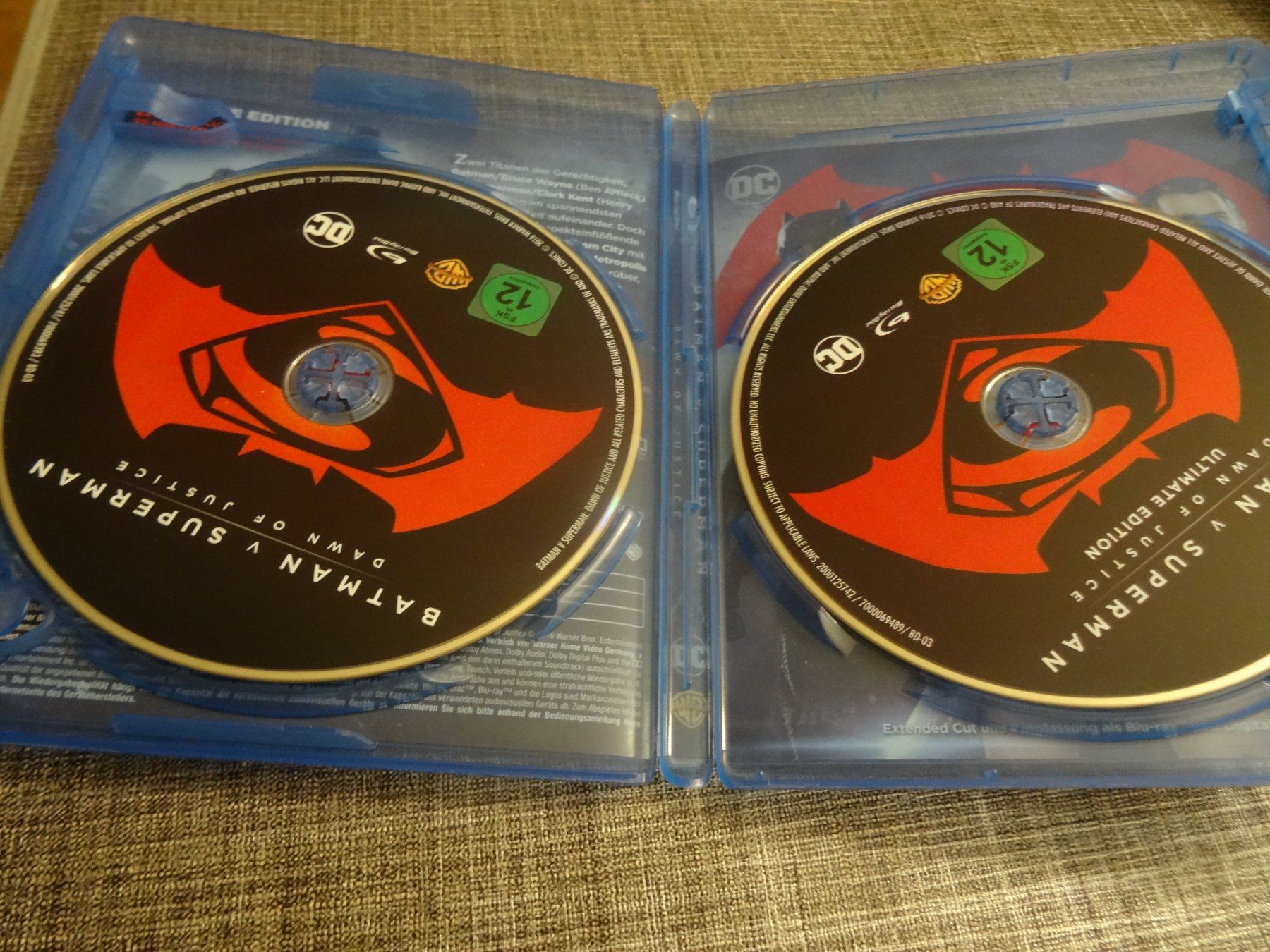 Tutti i DVDs: Batman v Superman Ultimate Edition Blu-ray – Usato da Olten venduto da Disc-Verkauf 1