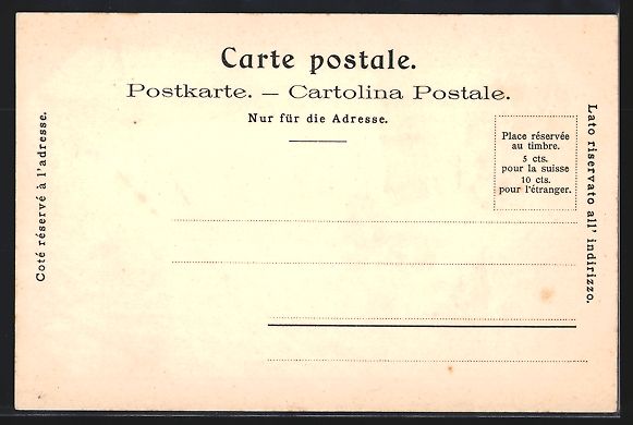 Cartoline postali: Litho Basel, Rheinbrücken, Werbung Choc – Usato da Berlin venduto da bartko-reher 1