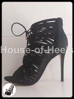 Escarpins Sandales Aldo 42.5 talon 12cm velours noir