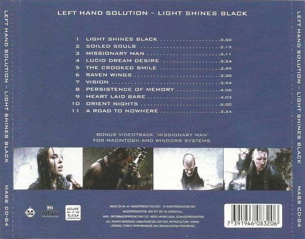 CD: Left Hand Solution - Light Shines Black – Usato da Uzwil venduto da visions77 1