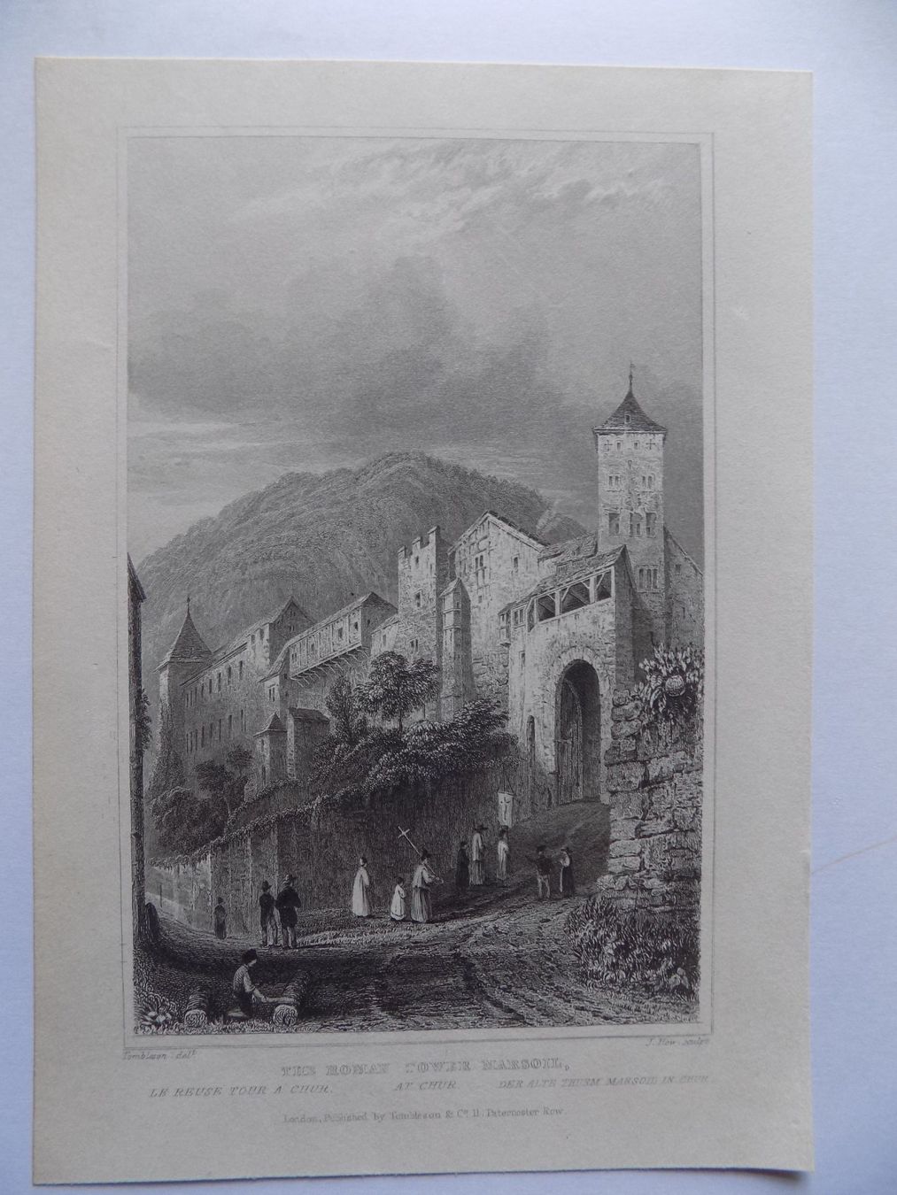 Gravures: Chur der alte Turm Marsoil – D'occasion à Risch par Antikfee