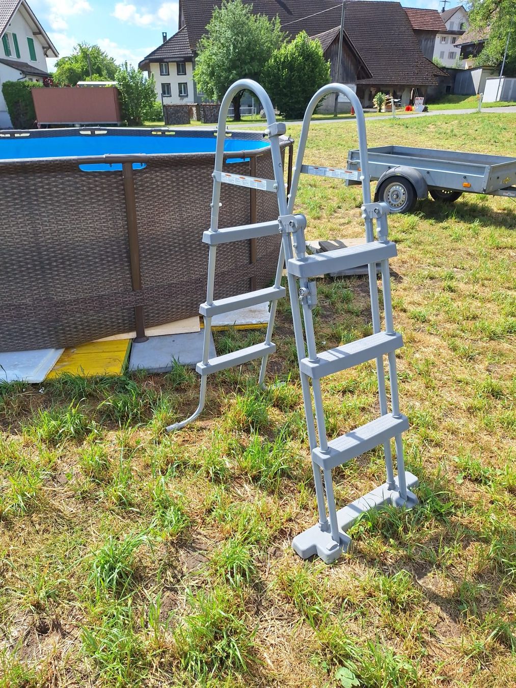 Piscine: Pool 400 cm Durchmesser ca 100 cm Höhe – Usato da Benzenschwil venduto da 16hag 4