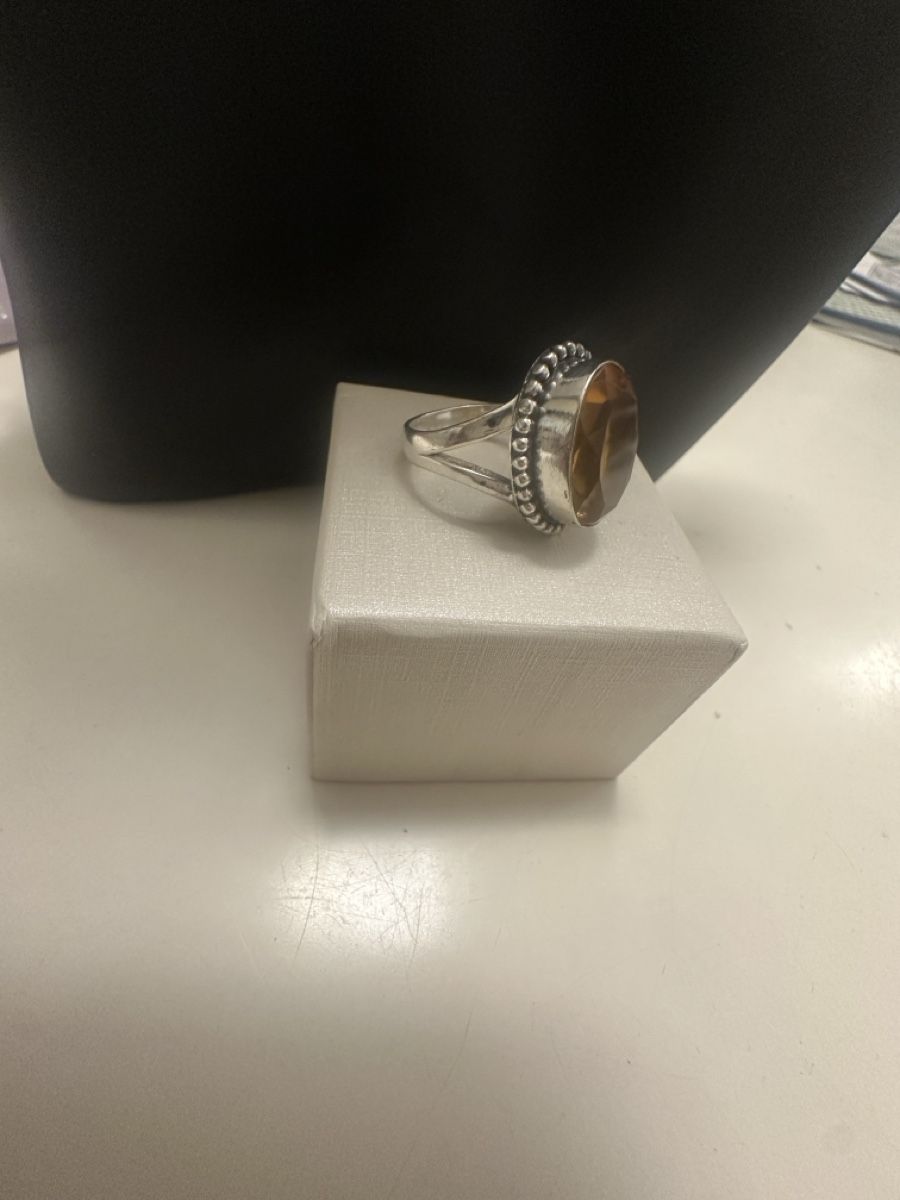 Ringe: Silber Ring mit Citrin Halbedelstein – Neu und originalverpackt aus Kriens von Hortensie6 2