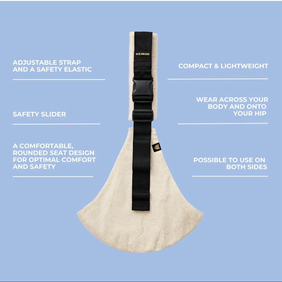 Marsupi portabebè: Wildride Toddler Carrier Sand Linen – Nuovo (secondo la descrizione) da Oberrieden venduto da edm_5pf7 3