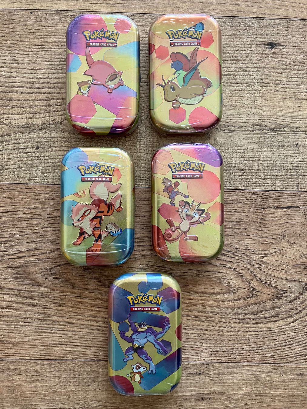 Pokemon 5x mini tin Mew 151 écarlate et violet « EN » Lot 1 (Neuf avec ...