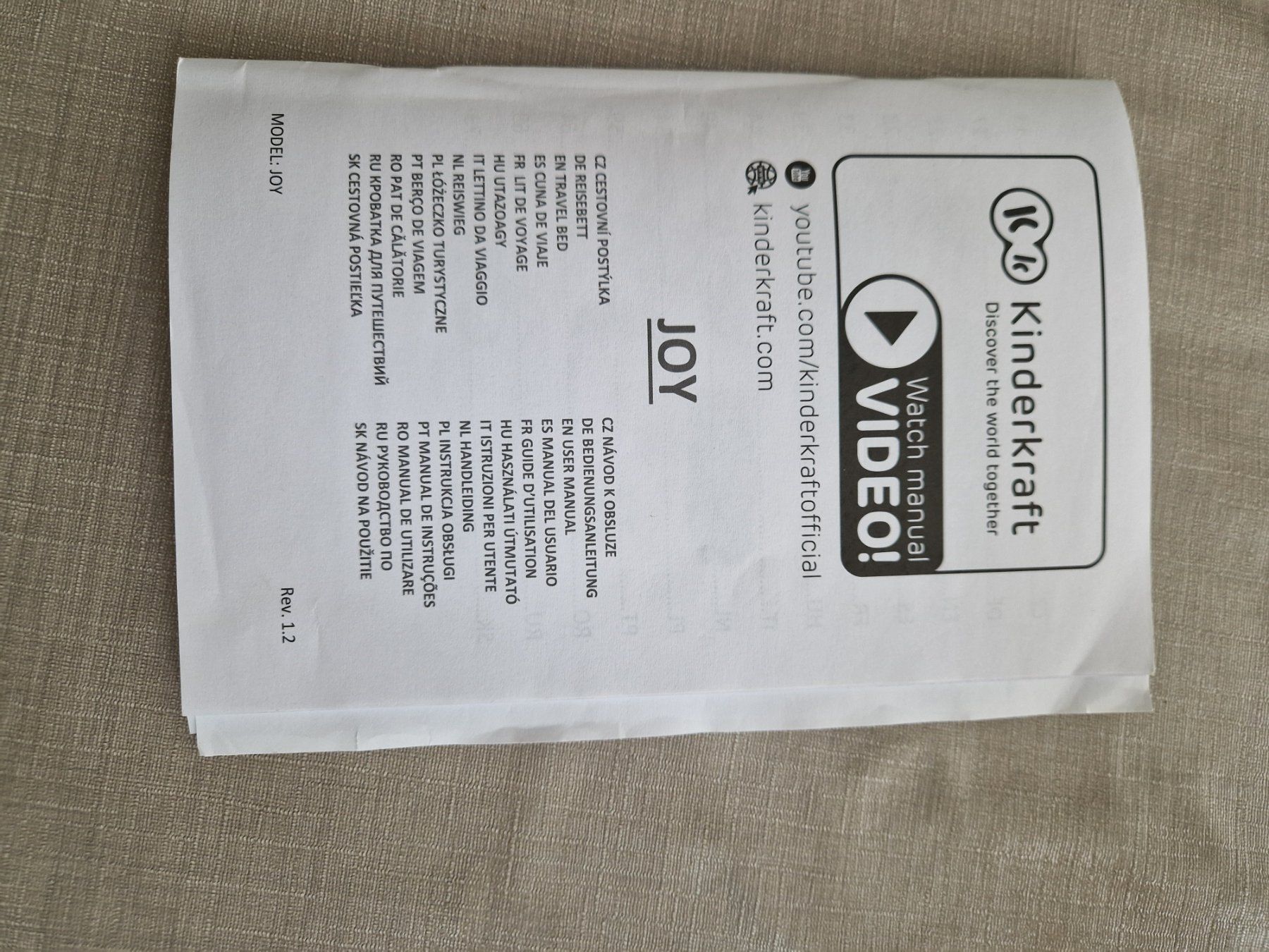 Kinderkraft Betten: JOY Kinderkraft Reisebett – Gebraucht aus Frauenfeld von Bond00x 2