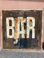 Blechschild