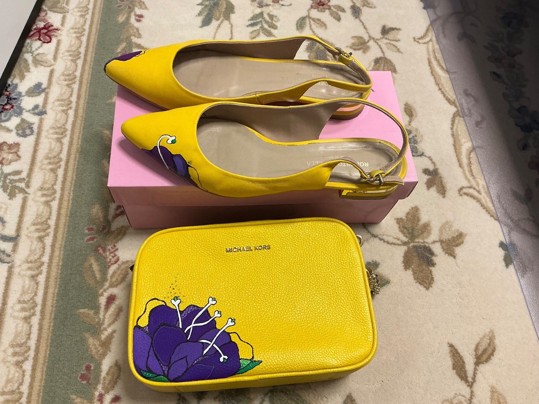 Scarpe da donna: Roberto Botella Slingback Pumps Gr. 39 + Michael Kors Tasche – Usato da Sennhof venduto da Svetik100