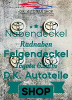 Toyota 62 mm Nabendeckel Radnaben Nabenkappen Felgendeckel