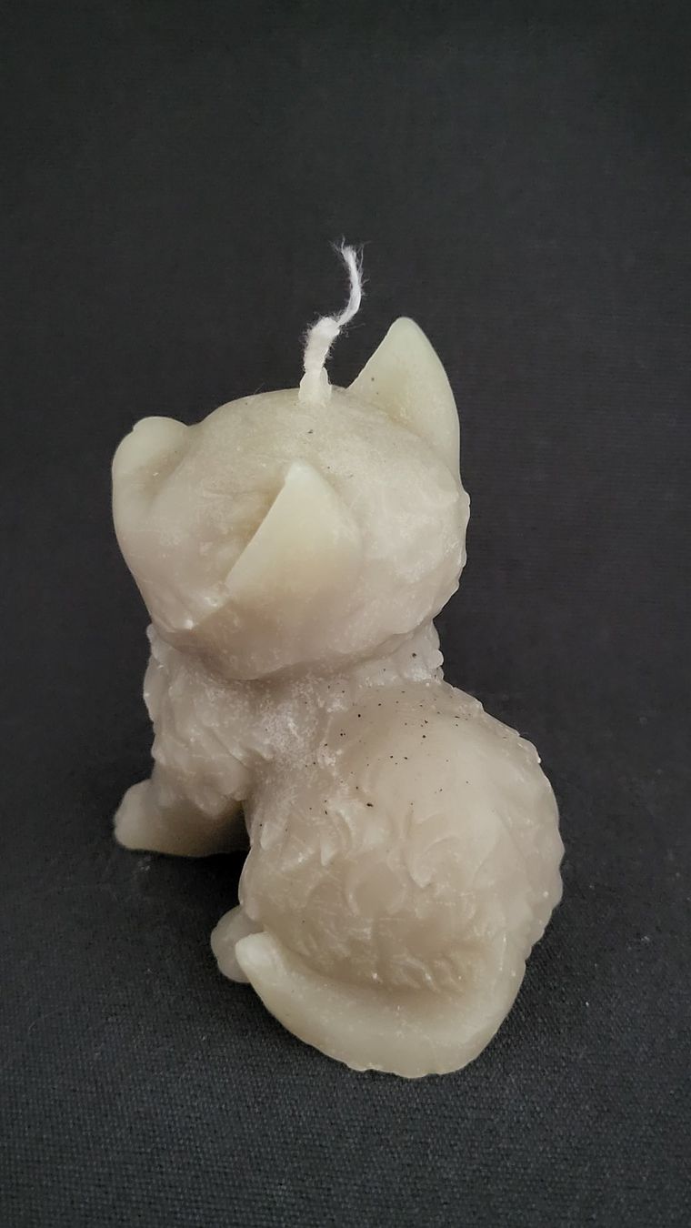 Statuette: Katzen-Kerze – Usato da Basel venduto da spinne02 2