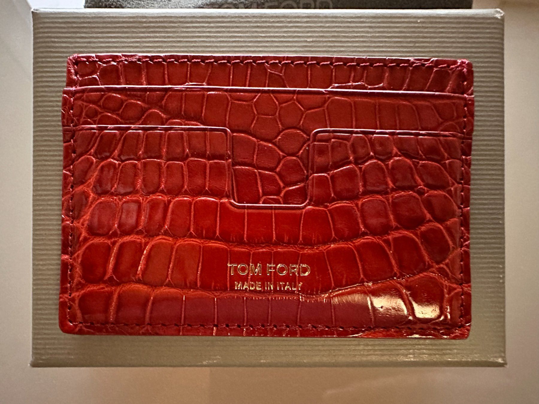 Portefeuilles: Tom Ford Kartenhalter Kroko – Neuf avec emballage d'origine à Zürich par down_town