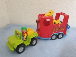 Lego Duplo (G89) Zirkus Anhänger mit Giraffe