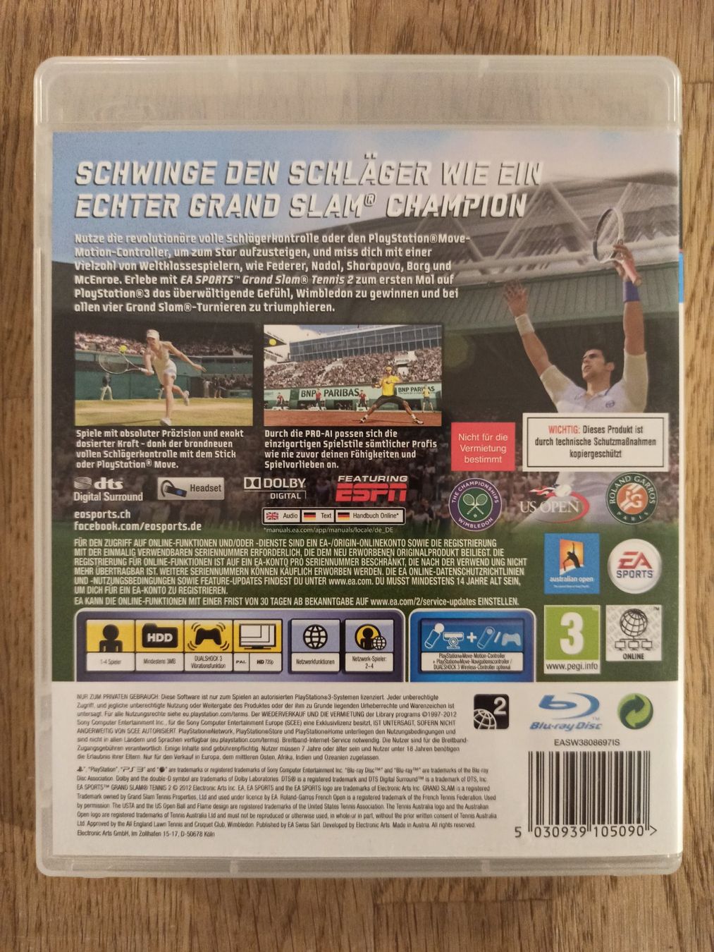 Giochi: Grand Slam Tennis 2 PS3 – Usato da Oberweningen venduto da mar_87mx 1