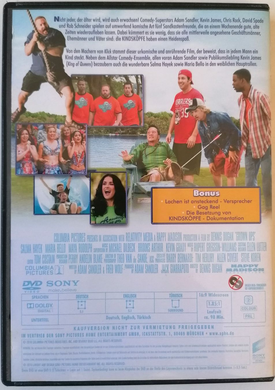 Tutti i DVDs: Kindsköpfe - DVD - Adam Sandler – Usato da Oberurnen venduto da mackrokodile 1