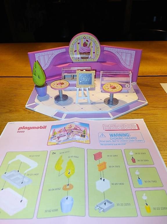 Playmobil Giocattoli: Playmobil 9080 cafe "Cupcake" – Usato da Wittenbach venduto da Stradivar1 4