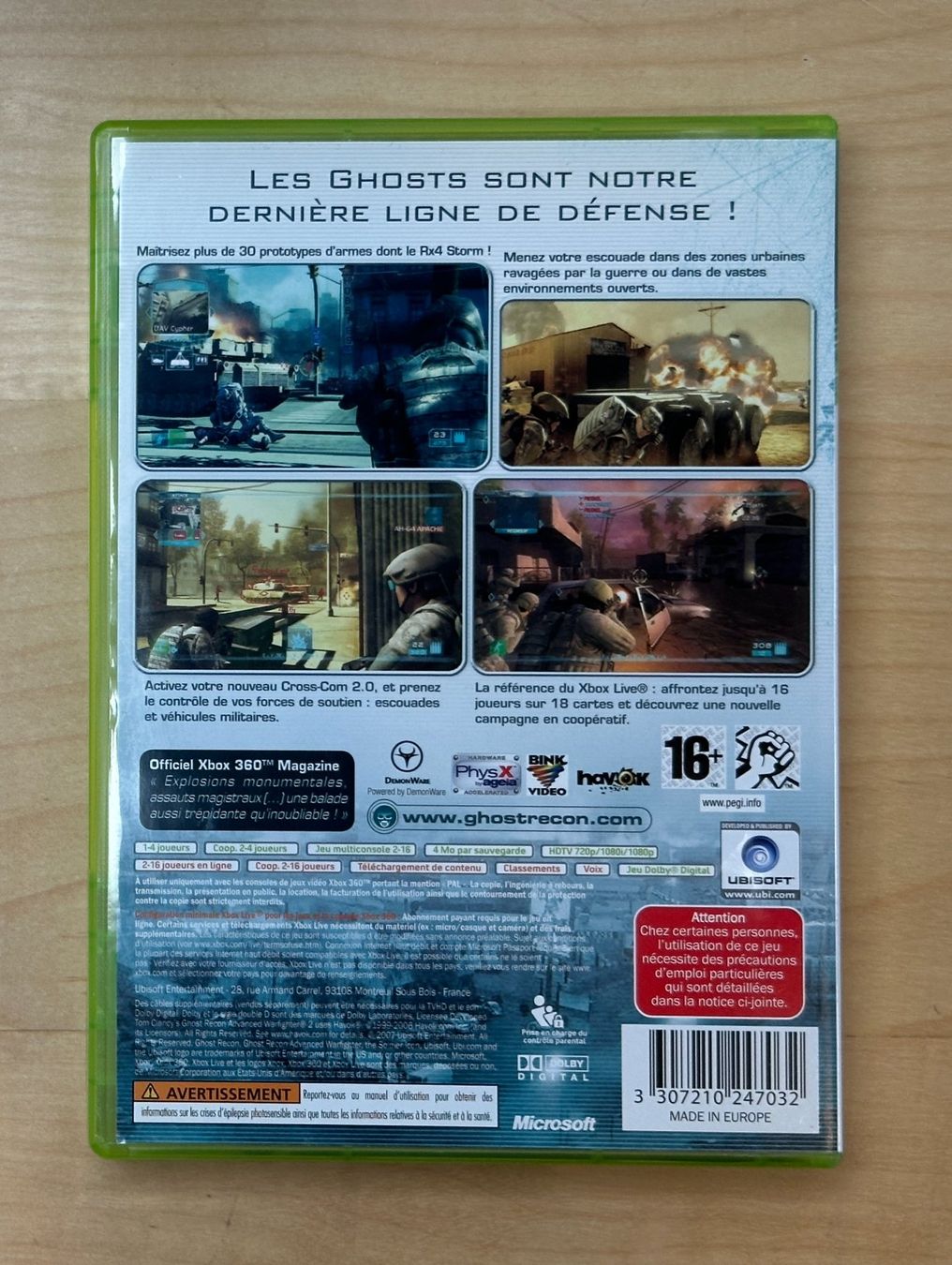 Microsoft Giochi: Ghost Recon 2, Advanced Warfighter - XBOX 360 – Usato da Genève venduto da Jeux_Retro 1