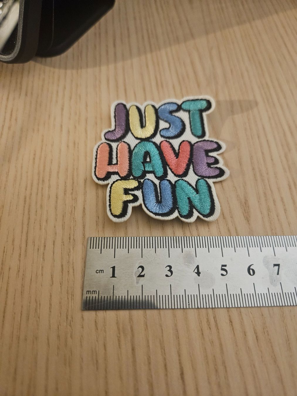 Patches: Aufnäher "Just Have Fun" – Gebraucht aus Luzern von Lucan_Valerius