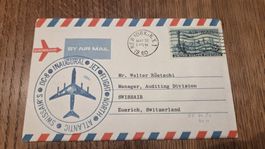 1960 New York GPO - Zürich SF 60.8c