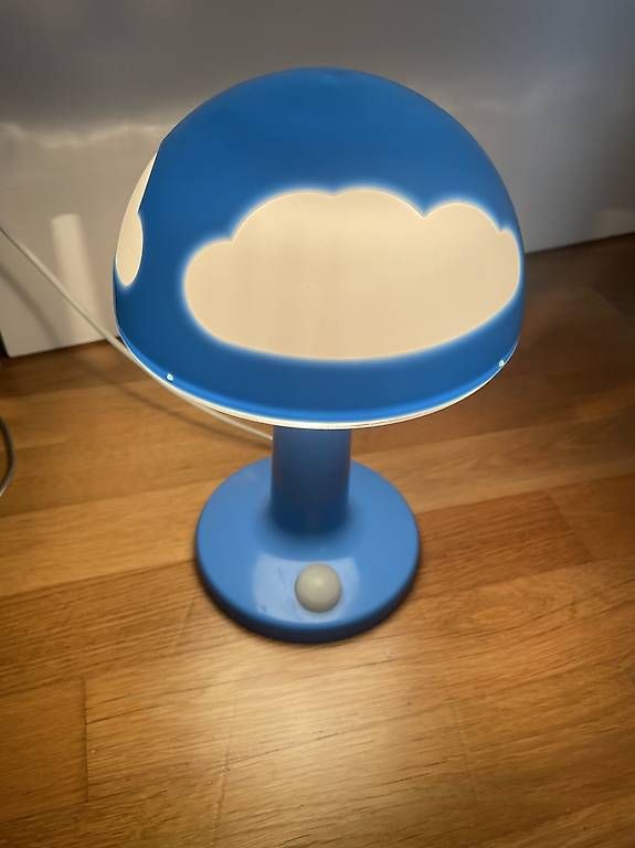 Ikea Lampade: 90er Ikea skojig pilzlampe blau – Usato da Dübendorf venduto da rocki07
