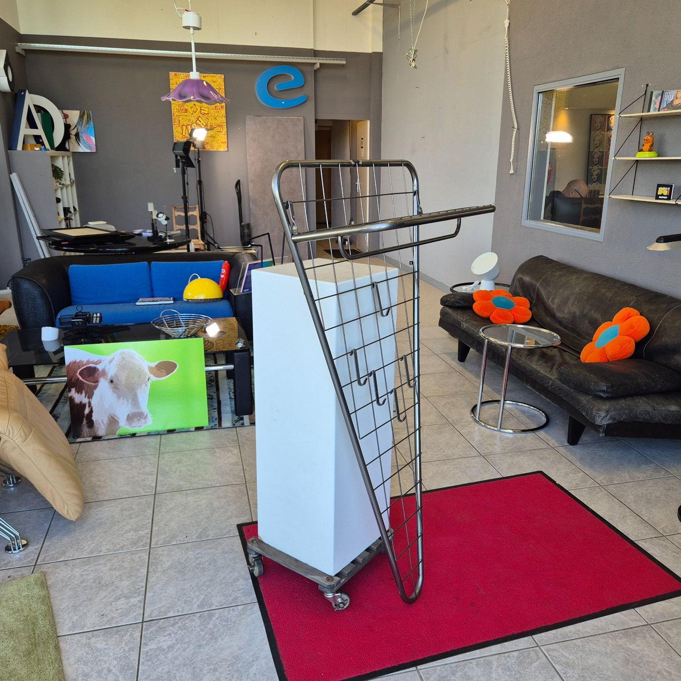 Guardaroba: Industriedesign Wandgarderobe Garderobe Hutablage – Usato da Nottwil venduto da Wondewa-Shop 9