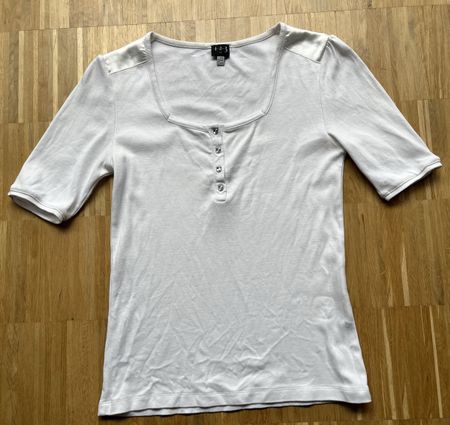 123 T-Shirt Knopfleiste Shirt 