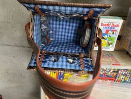 Picknickkorb, Vintage, für Oldtimer