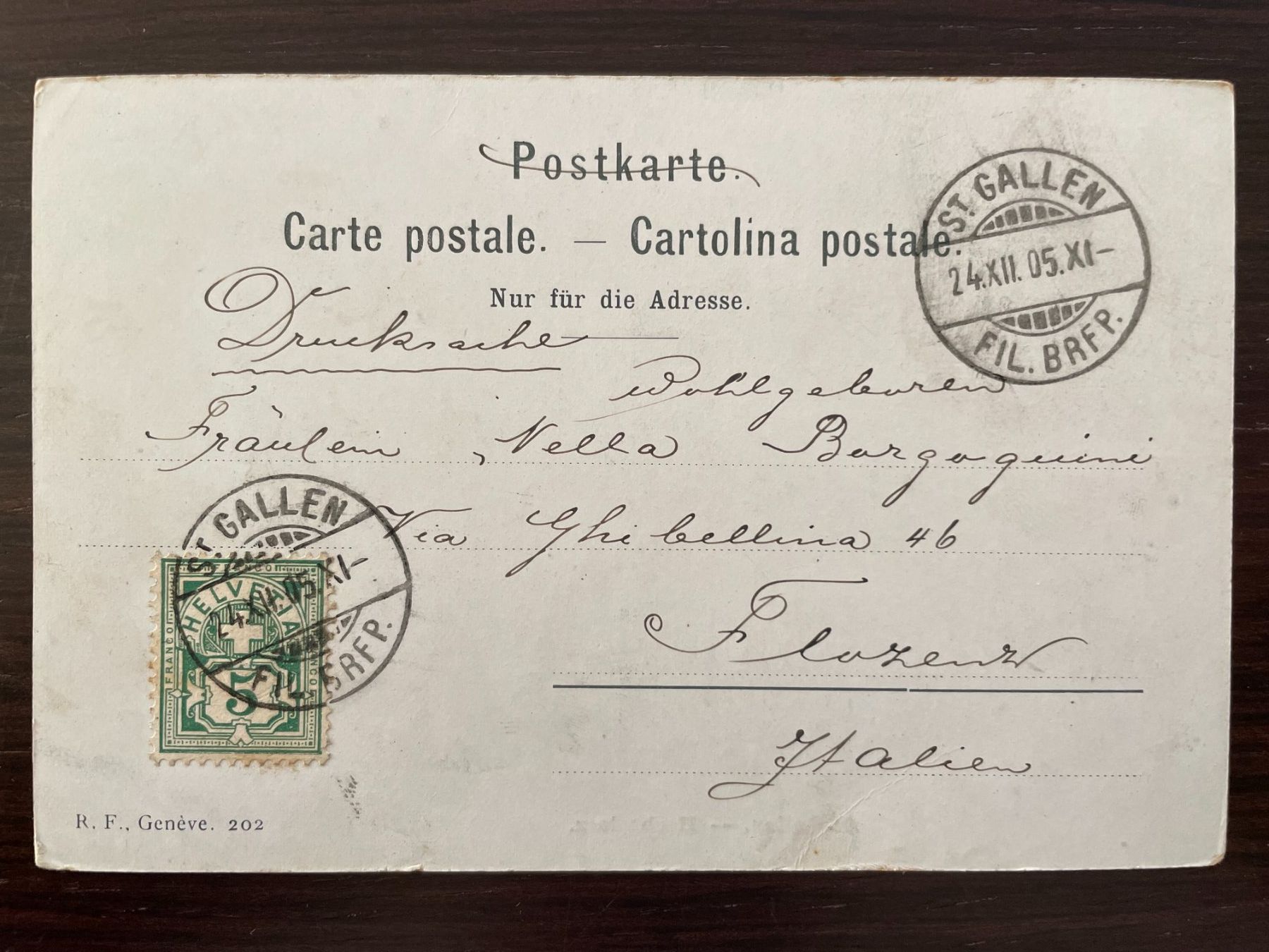 Cartes postales: ST. GALLEN Hechtplatz, 3 Ansichtskarten – D'occasion à Wald ZH par TLILEF 2