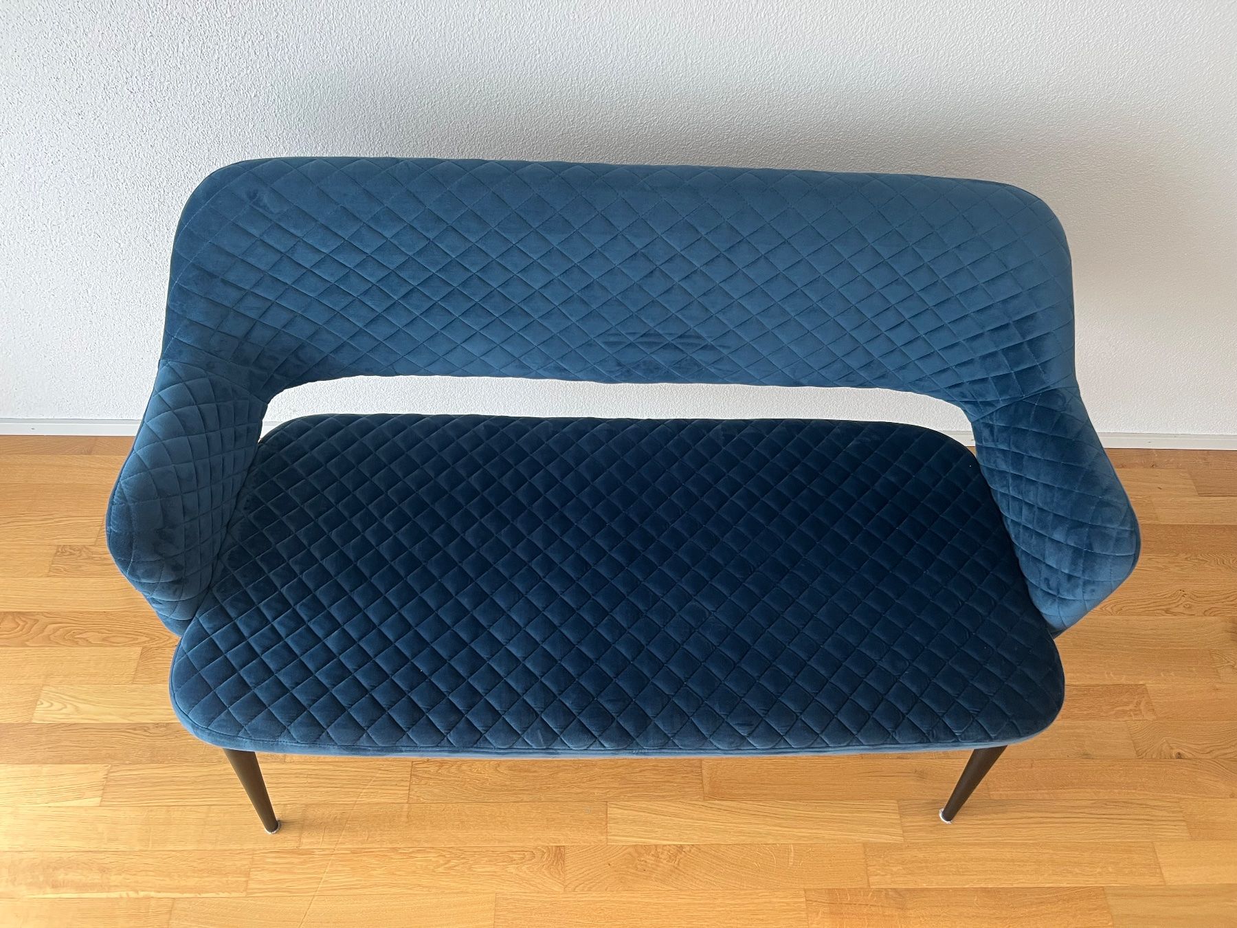 Micasa Bänke: Samt-Sitzbank dunkelblau – Neu (gemäss Beschreibung) aus Zürich von ang_zg78 3