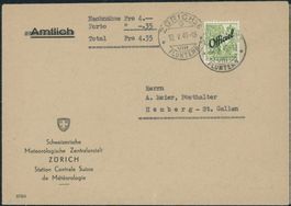 1942 - Bundesverwaltung BVW - Brief - EF