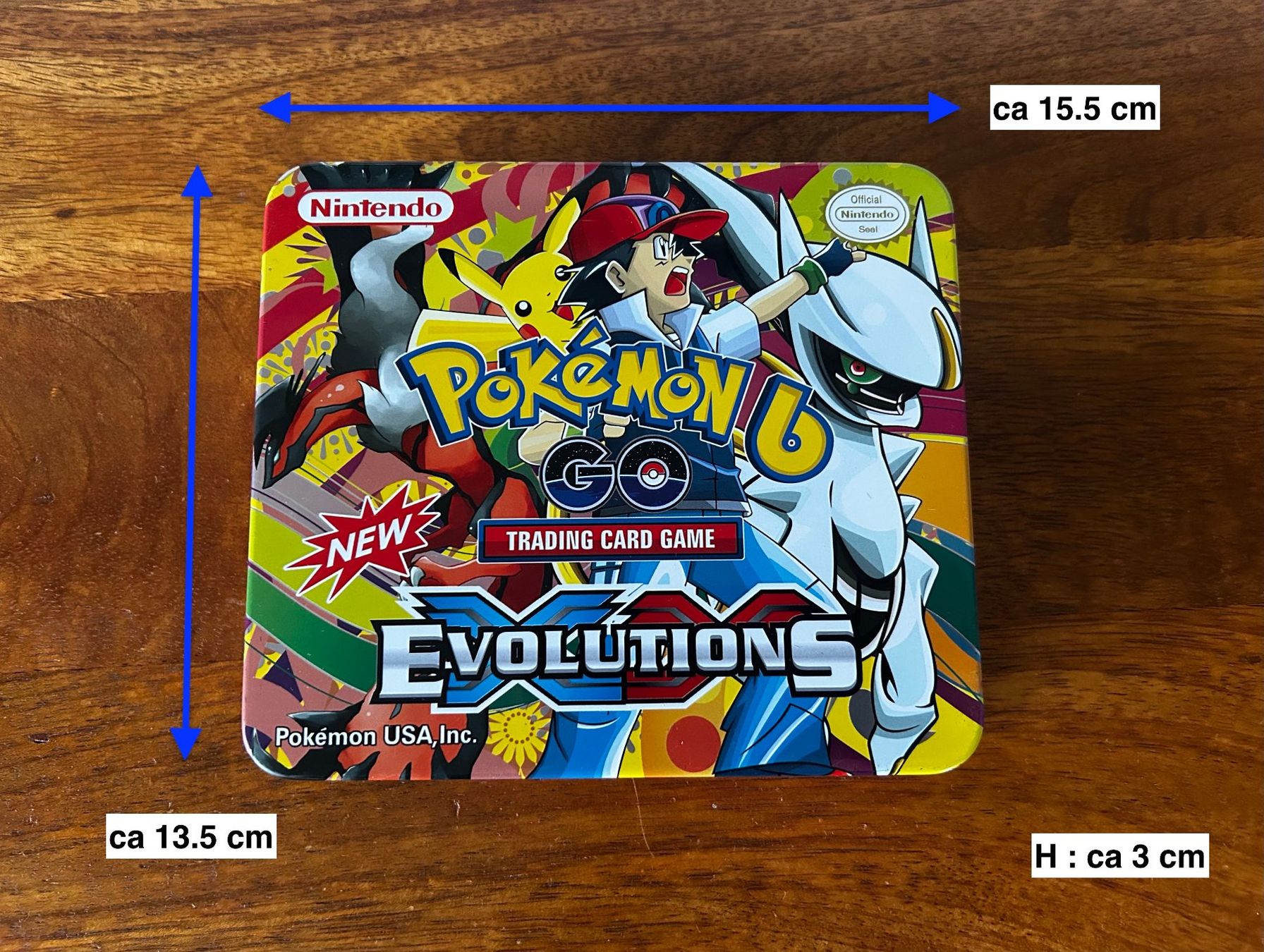 Altro in Decorazioni & Accessori: Pokémon GO Evolutions / Leere Blechdose (Sammlerbox) No.1 – Usato da Dietlikon venduto da Mankai 8