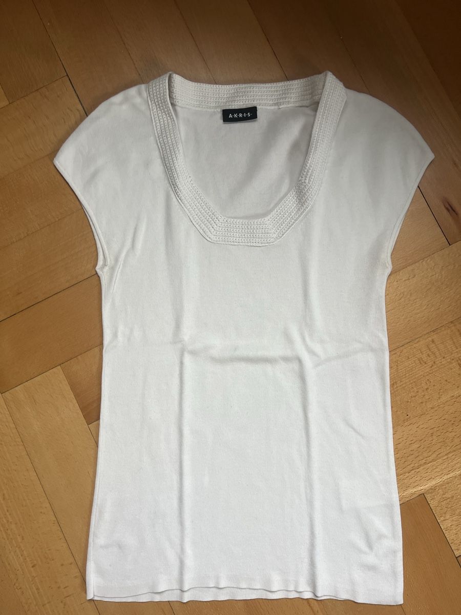 Akris Top: AKRIS Top, Gr. 34 weiss – Usato da Zürich venduto da kon_d5nh
