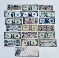 Banknoten Sammlung USA und Konföderierte Staaten historisch