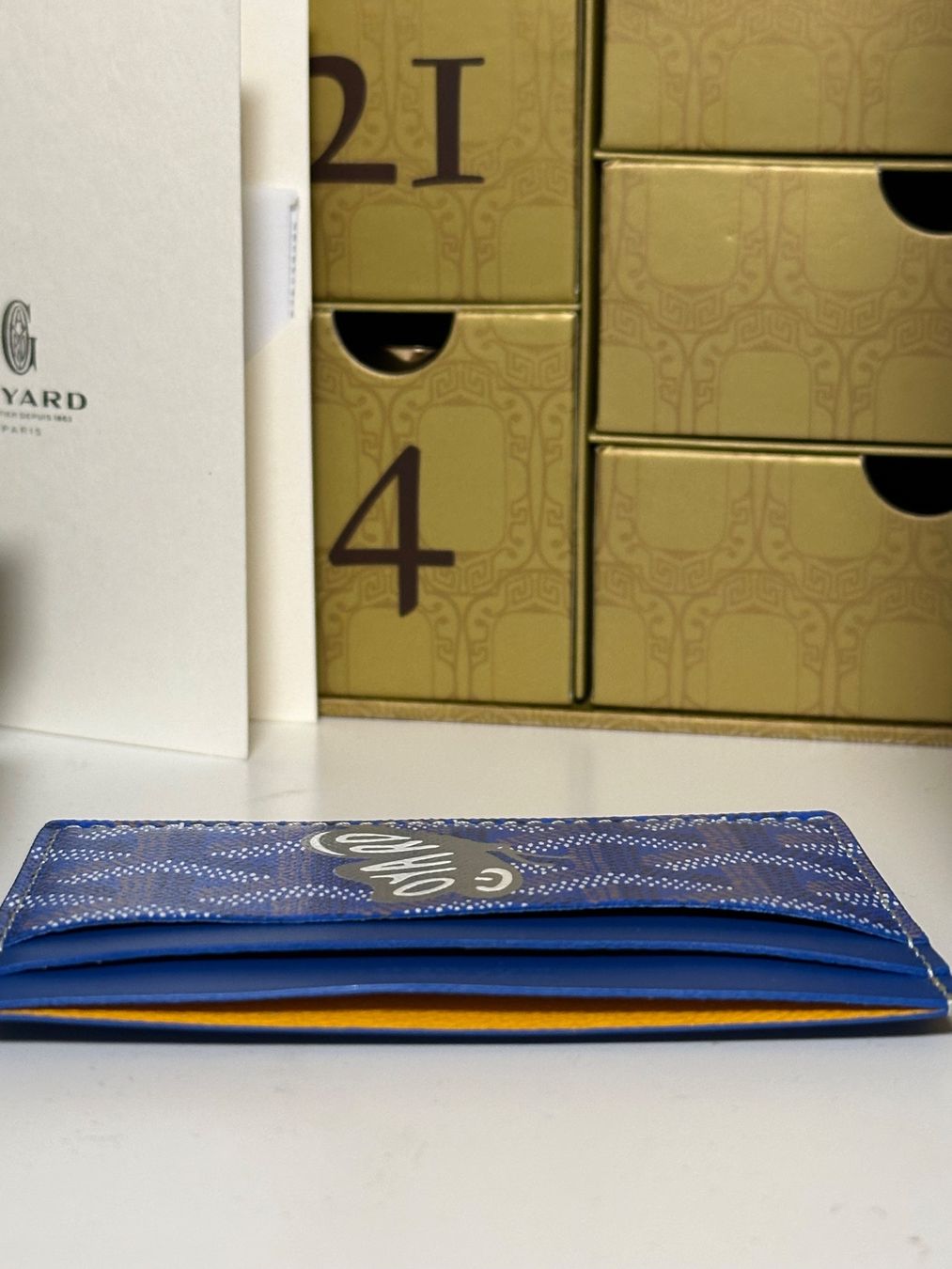 Goyard Portafogli: GOYARD Paris Cardholder in Blau – Nuovo e nell'imballaggio originale da Basel venduto da iulia_haul 4