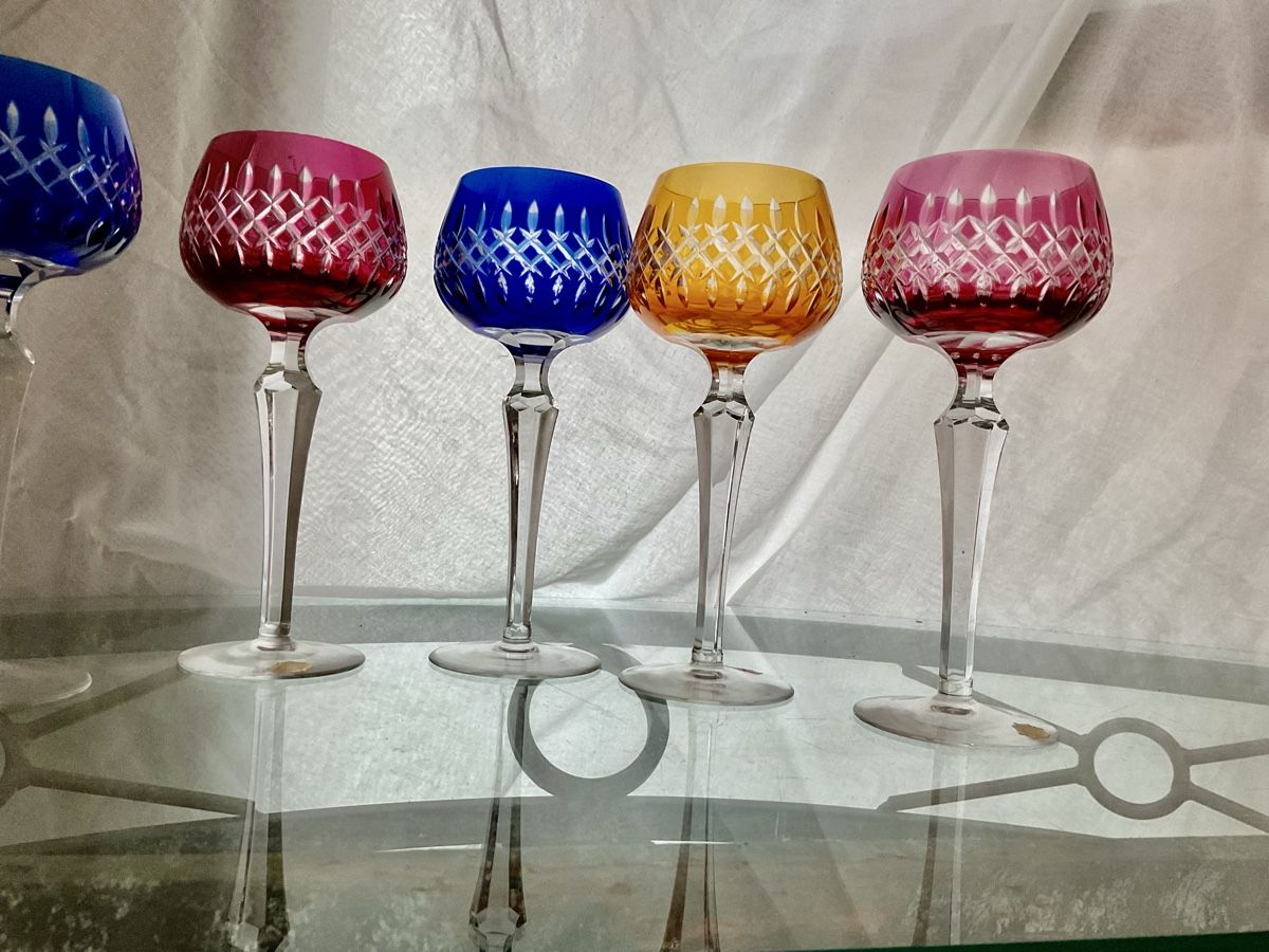 Bicchieri: VINTAGE ECHTE KRISTAL	L HANDGESCHLIFFEN – Usato da Boll venduto da Laima1975 3