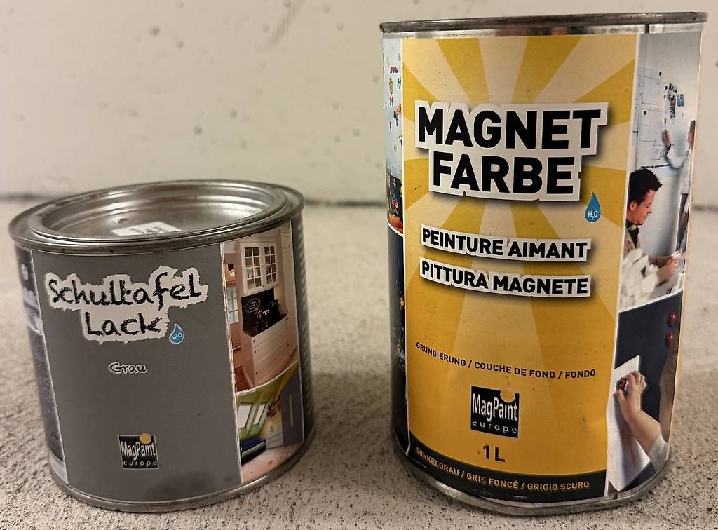 Farben: Magnetfarbe und Schultafellack – Neu und originalverpackt aus Zürich von TomTom2011