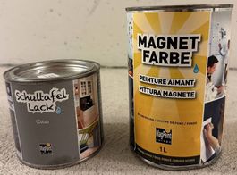 Magnetfarbe und Schultafellack