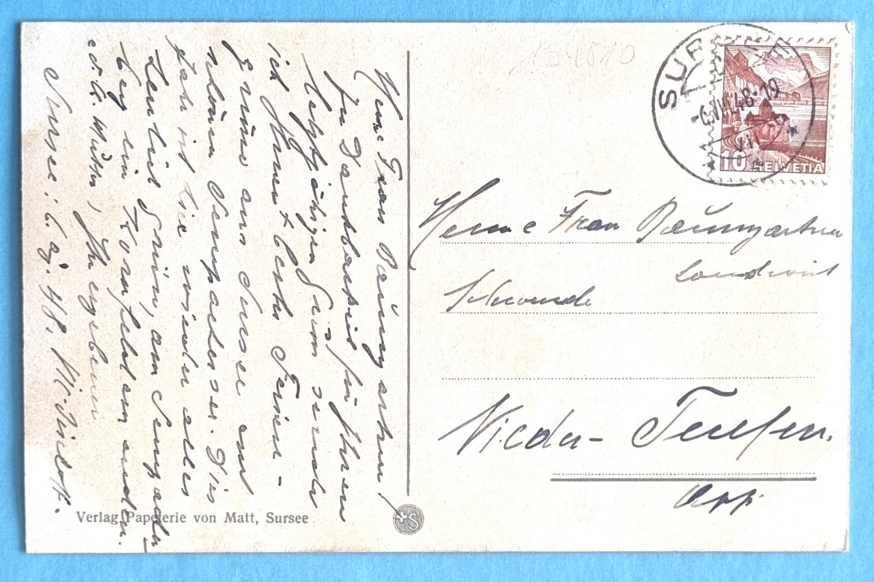 Cartoline postali: Sursee - Viehmarkt – Usato da Rothrist venduto da RROENK 1