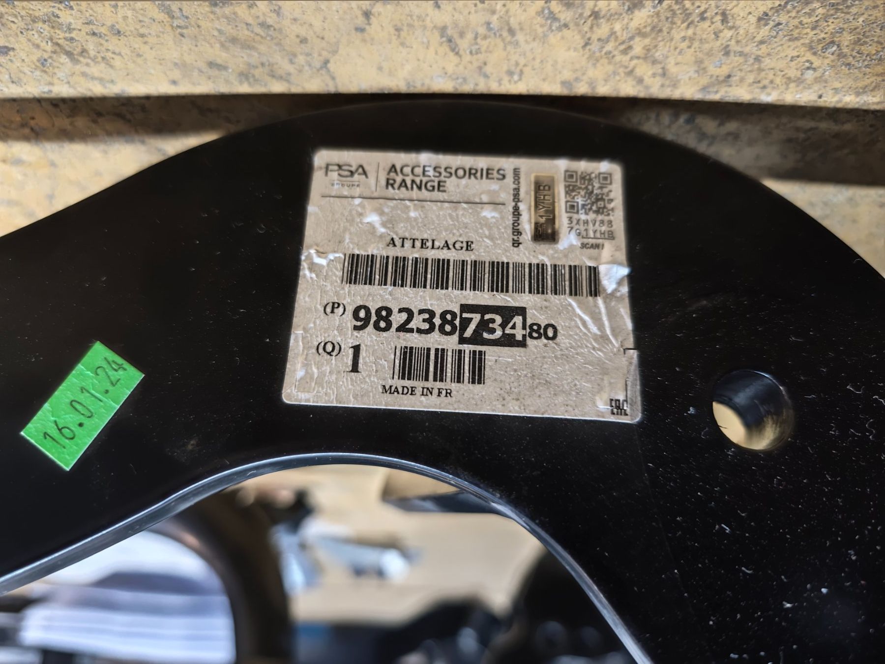 Anhängerkupplungen: AHK abnehmbar exkl. Elektrosatz Peugeot Rifter JG 24 / 15950 – Gebraucht aus Altnau von gahoal 3