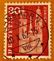 Nr.360 Grossmünster Zürich Postgeschichtliche Motive 