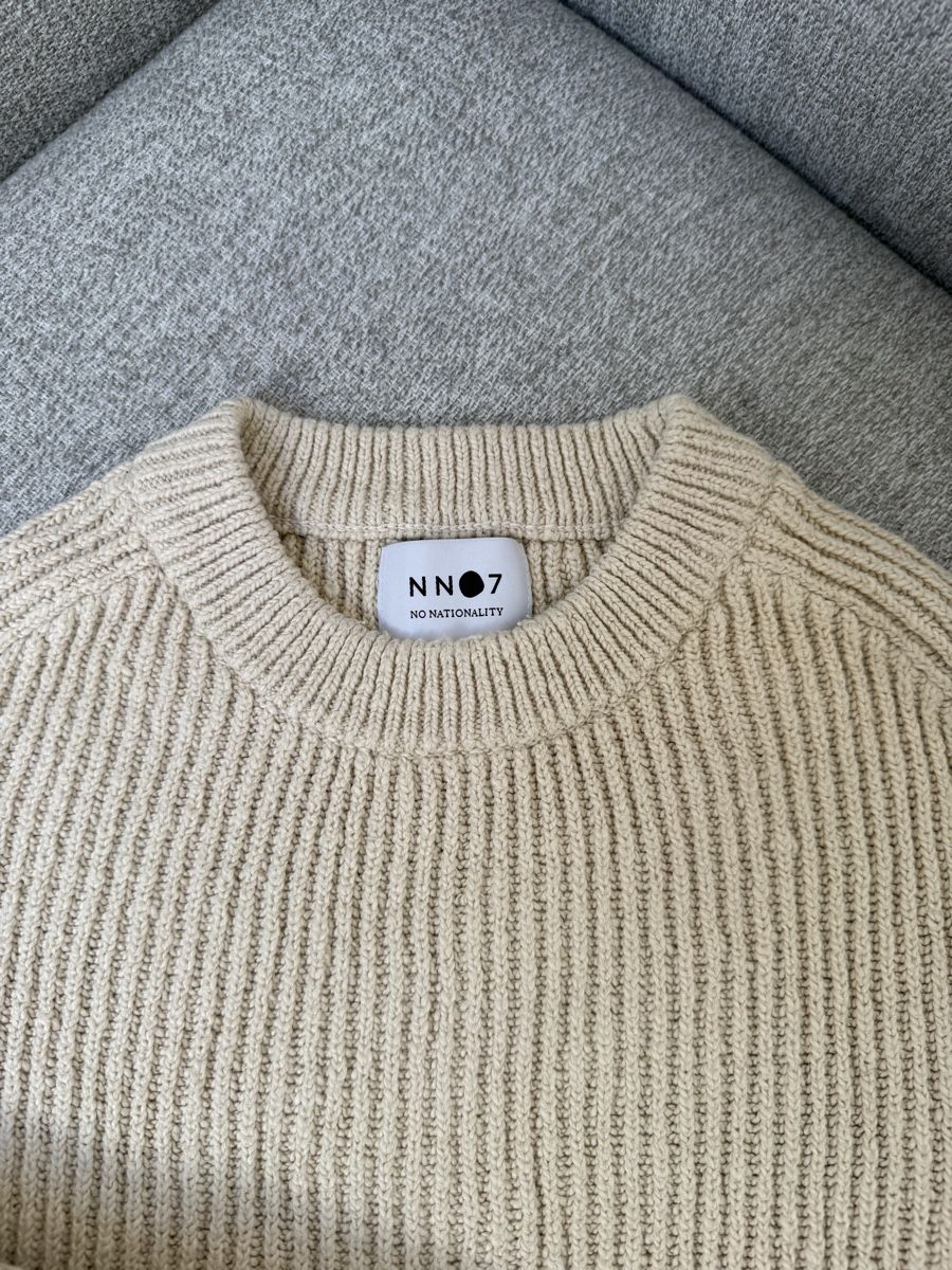Maglioni & Felpe: NN07 Strickpullover, Beige, Baumwolle, Grösse S! – Nuovo (secondo la descrizione) da Biel-Benken BL venduto da Aplus0 2